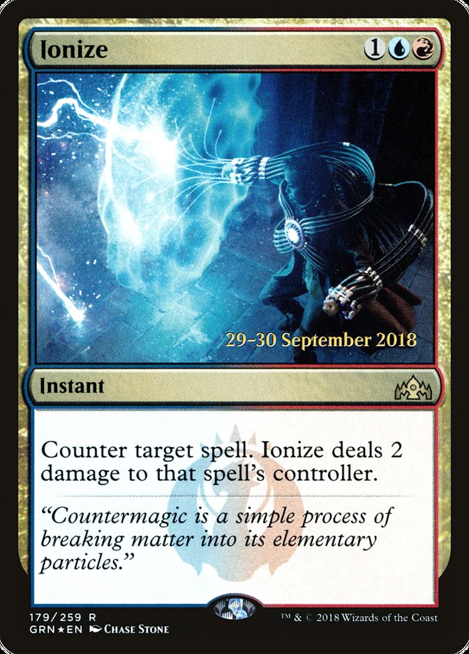 Ionize [Guilds of Ravnica Prerelease Promos] | Card Merchant Takapuna