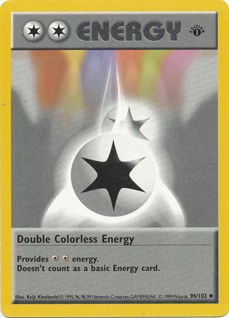 Double Colorless Energy (96/102) (Shadowless) [Base Set 1st Edition] | Card Merchant Takapuna