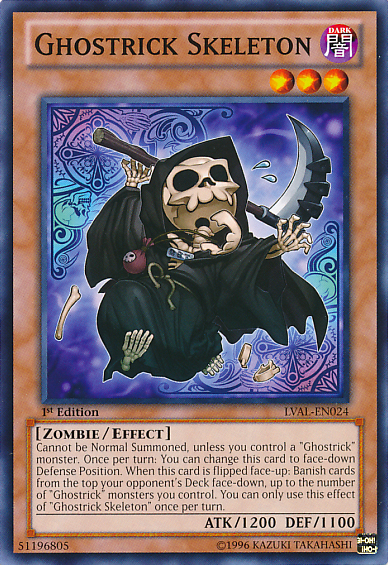 Ghostrick Skeleton [LVAL-EN024] Common | Card Merchant Takapuna