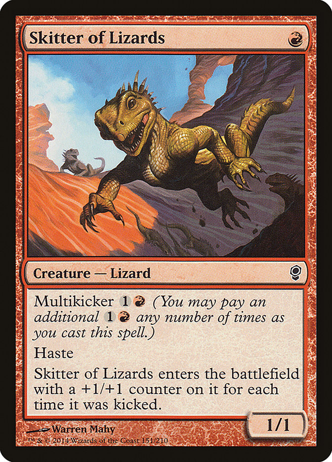 Skitter of Lizards [Conspiracy] | Card Merchant Takapuna