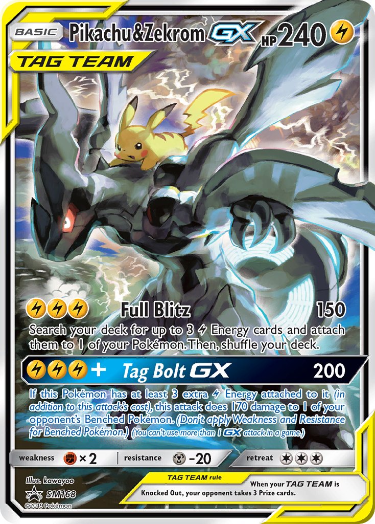 Pikachu & Zekrom GX (SM168) [Sun & Moon: Black Star Promos] | Card Merchant Takapuna