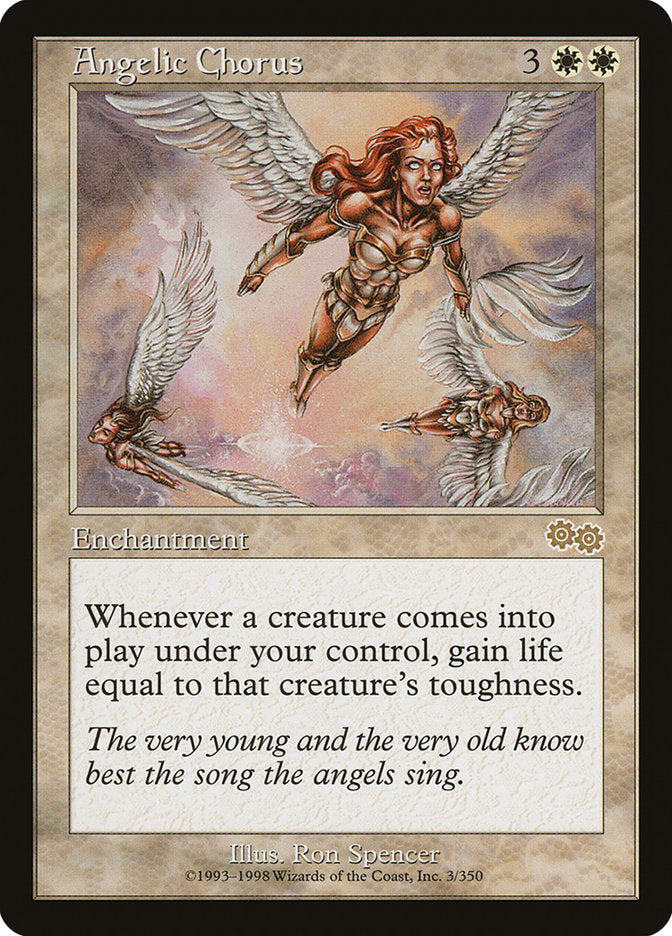 Angelic Chorus [Urza's Saga] | Card Merchant Takapuna