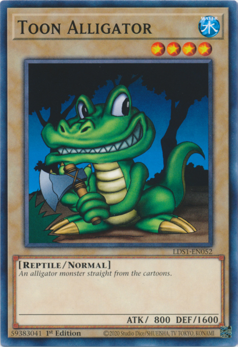 Toon Alligator [LDS1-EN052] Common | Card Merchant Takapuna