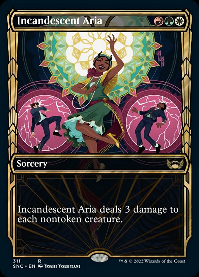 Incandescent Aria (Showcase Golden Age) [Streets of New Capenna] | Card Merchant Takapuna