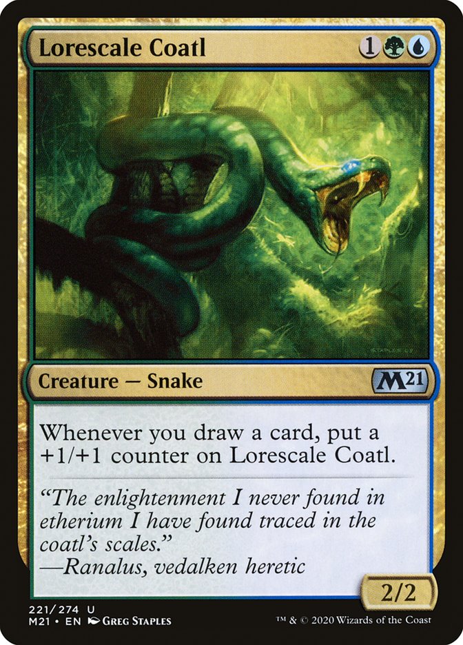 Lorescale Coatl [Core Set 2021] | Card Merchant Takapuna