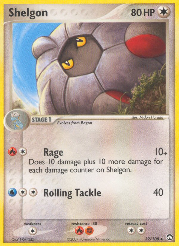 Shelgon (39/108) [EX: Power Keepers] | Card Merchant Takapuna