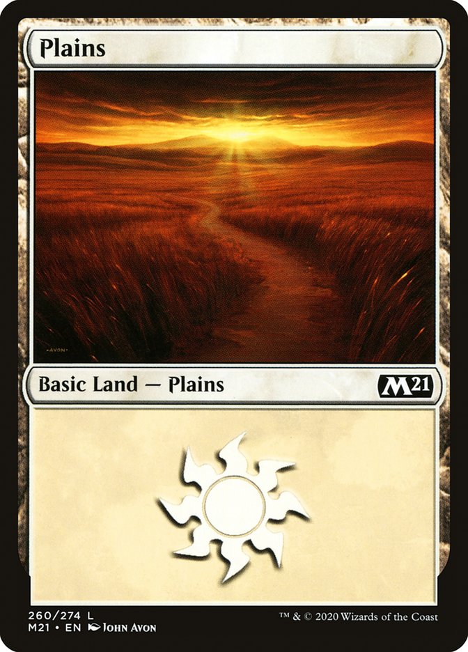 Plains (260) [Core Set 2021] | Card Merchant Takapuna