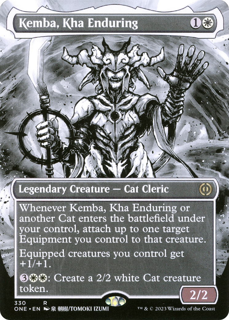 Kemba, Kha Enduring (Borderless Manga) [Phyrexia: All Will Be One] | Card Merchant Takapuna