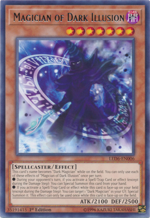 Magician of Dark Illusion [LED6-EN006] Rare | Card Merchant Takapuna