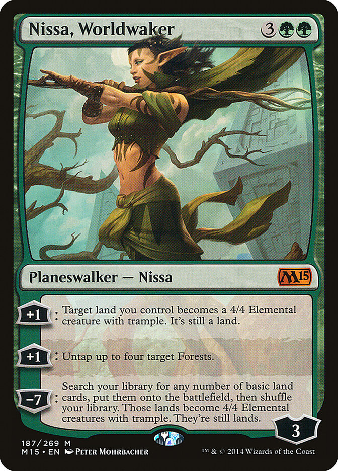 Nissa, Worldwaker [Magic 2015] | Card Merchant Takapuna