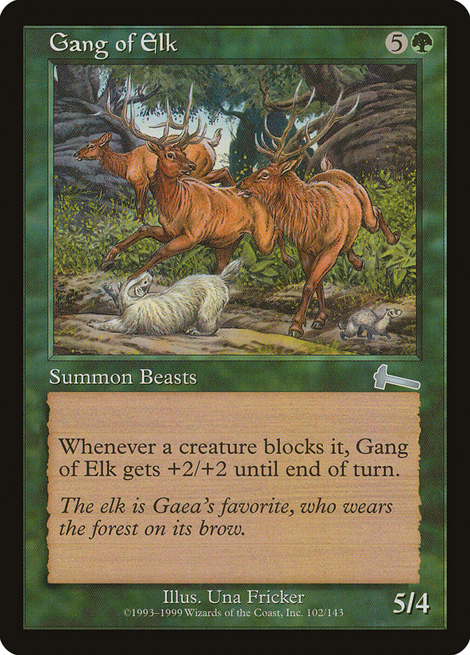 Gang of Elk [Urza's Legacy] | Card Merchant Takapuna