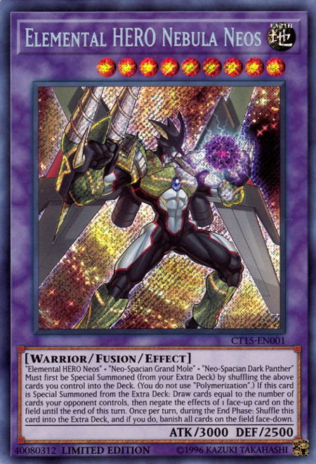 Elemental Hero Nebula Neos [CT15-EN001] Secret Rare | Card Merchant Takapuna