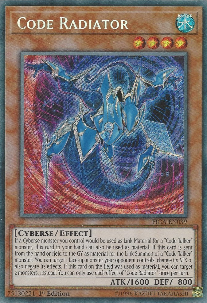 Code Radiator [FIGA-EN039] Secret Rare | Card Merchant Takapuna