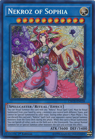 Nekroz of Sophia [CROS-EN038] Secret Rare | Card Merchant Takapuna