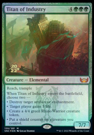 Titan of Industry [Streets of New Capenna Prerelease Promos] | Card Merchant Takapuna