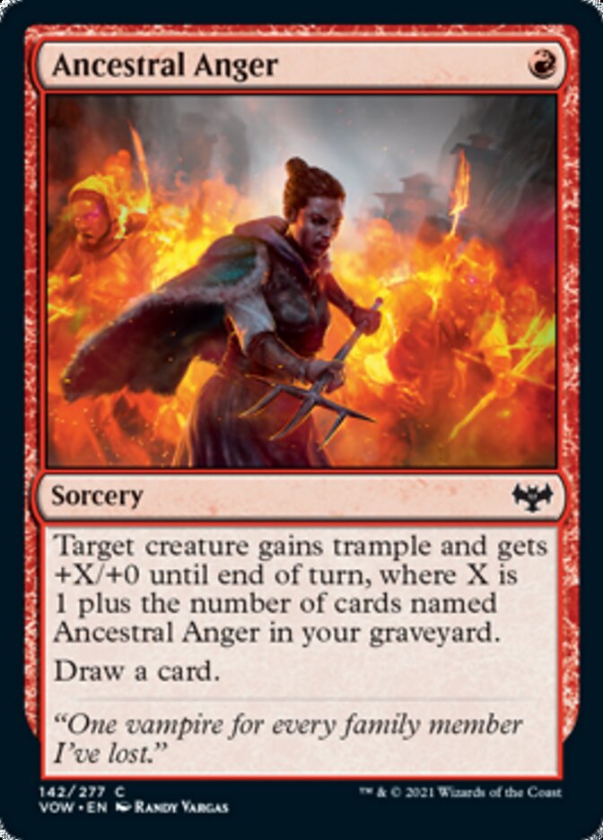 Ancestral Anger [Innistrad: Crimson Vow] | Card Merchant Takapuna