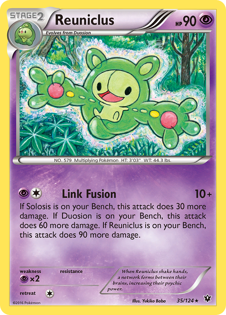 Reuniclus (35/124) [XY: Fates Collide] | Card Merchant Takapuna