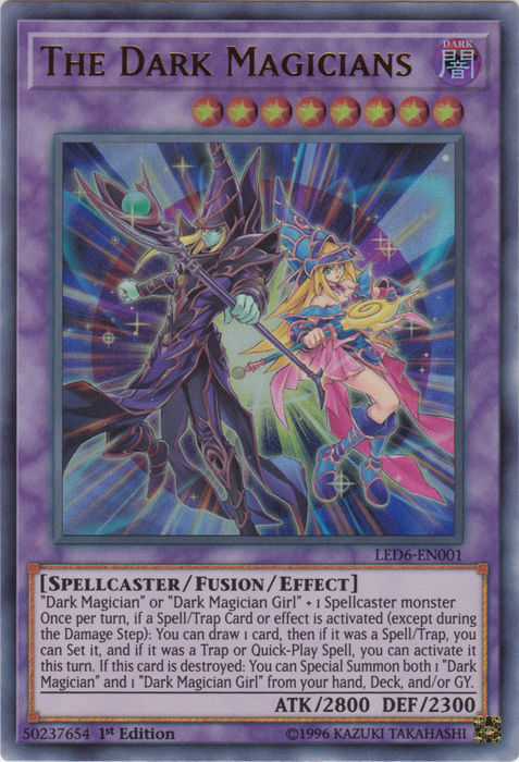 The Dark Magicians [LED6-EN001] Ultra Rare | Card Merchant Takapuna