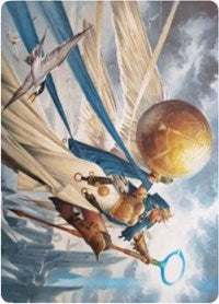 Linvala, Shield of Sea Gate Art Card [Zendikar Rising Art Series] | Card Merchant Takapuna