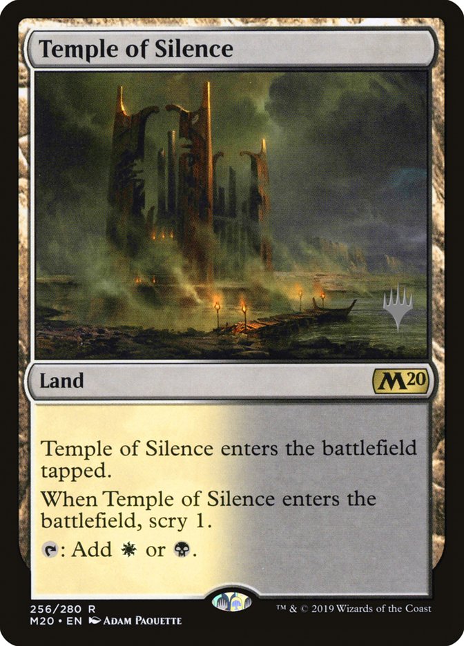 Temple of Silence (Promo Pack) [Core Set 2020 Promos] | Card Merchant Takapuna