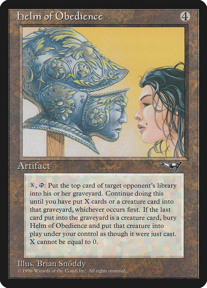 Helm of Obedience [Alliances] | Card Merchant Takapuna