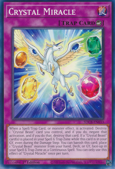 Crystal Miracle [SDCB-EN033] Common | Card Merchant Takapuna