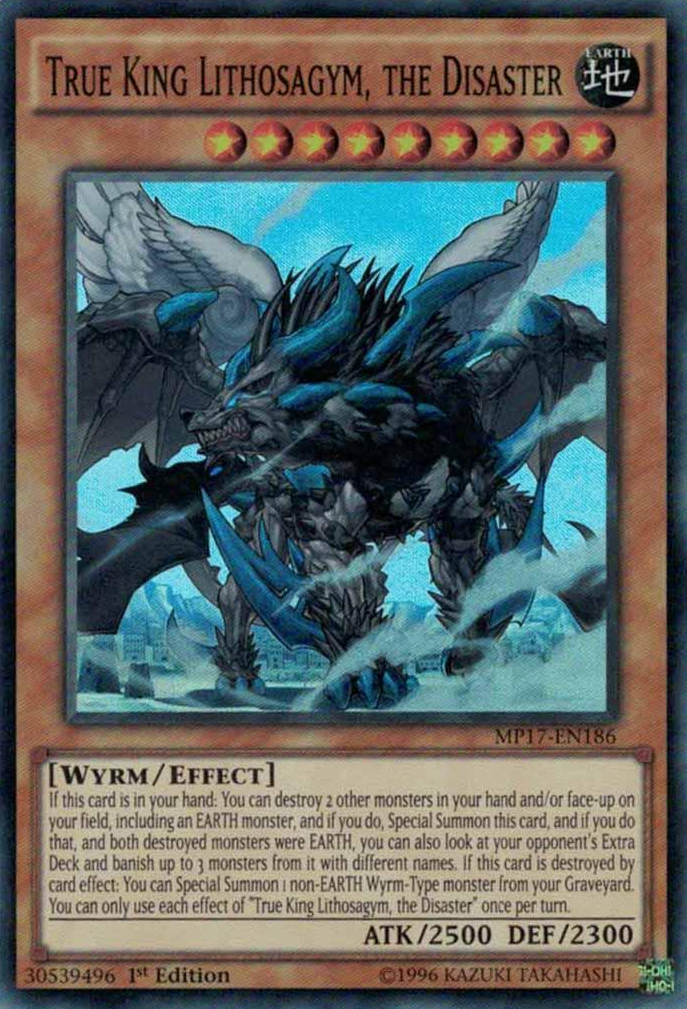 True King Lithosagym, the Disaster [MP17-EN186] Super Rare | Card Merchant Takapuna