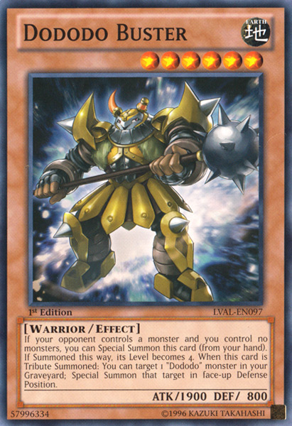 Dododo Buster [LVAL-EN097] Common | Card Merchant Takapuna