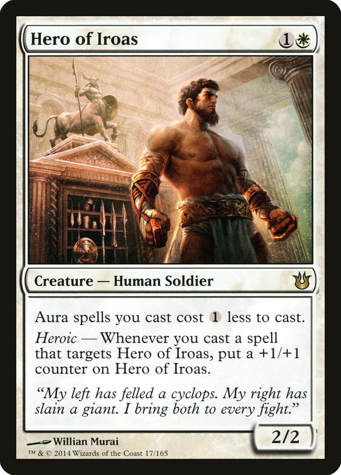 Hero of Iroas [Born of the Gods] | Card Merchant Takapuna