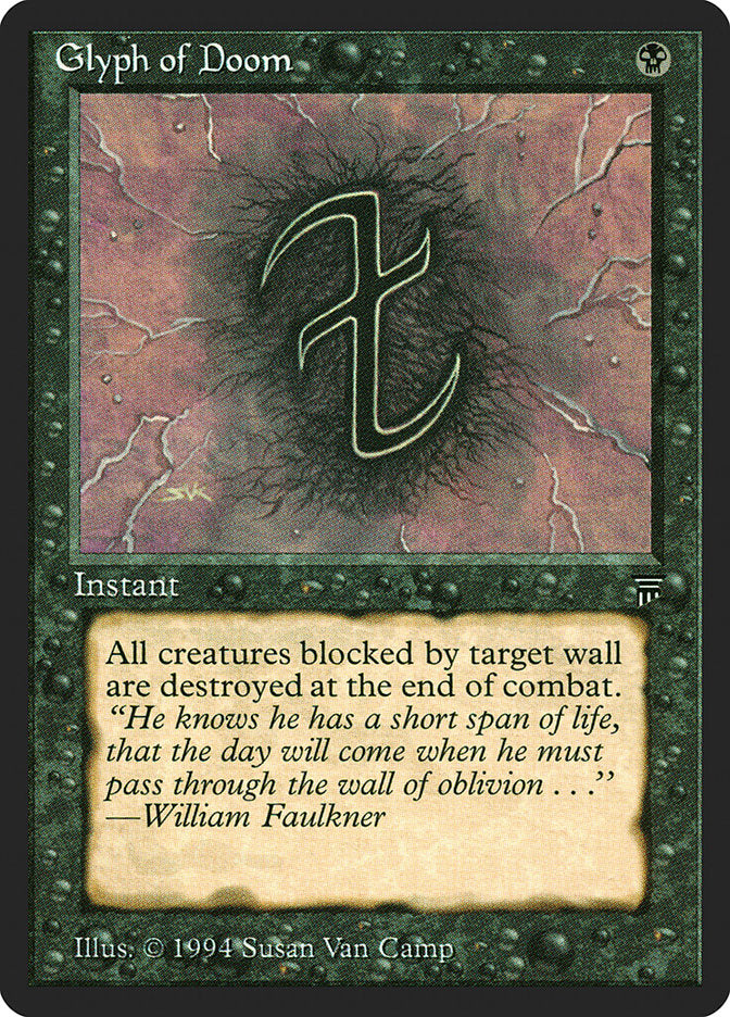 Glyph of Doom [Legends] | Card Merchant Takapuna