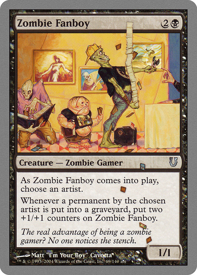 Zombie Fanboy [Unhinged] | Card Merchant Takapuna