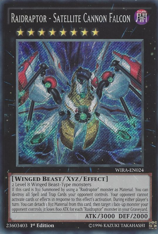 Raidraptor - Satellite Cannon Falcon [WIRA-EN024] Secret Rare | Card Merchant Takapuna