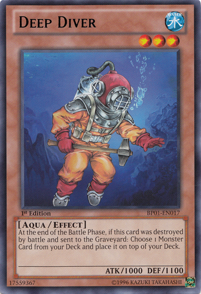 Deep Diver [BP01-EN017] Rare | Card Merchant Takapuna