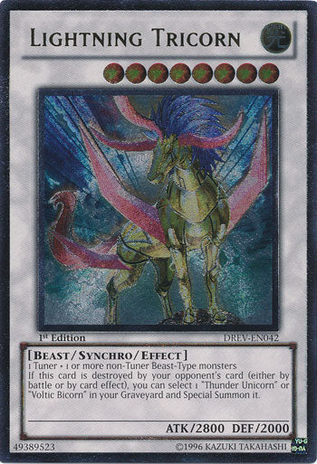 Lightning Tricorn [DREV-EN042] Ultimate Rare | Card Merchant Takapuna