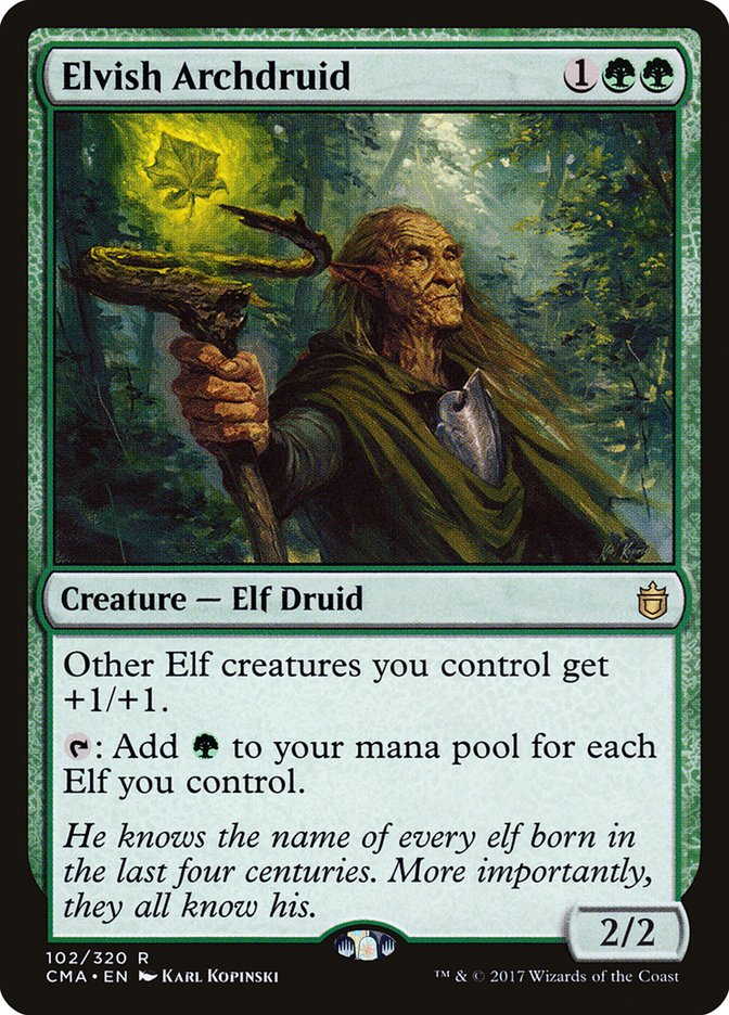 Elvish Archdruid [Commander Anthology] | Card Merchant Takapuna