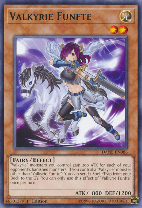 Valkyrie Funfte [DANE-EN086] Rare | Card Merchant Takapuna