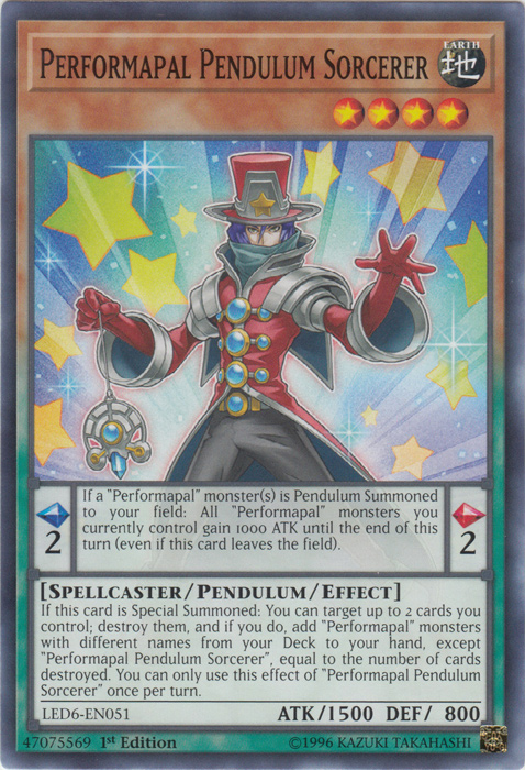 Performapal Pendulum Sorcerer [LED6-EN051] Common | Card Merchant Takapuna