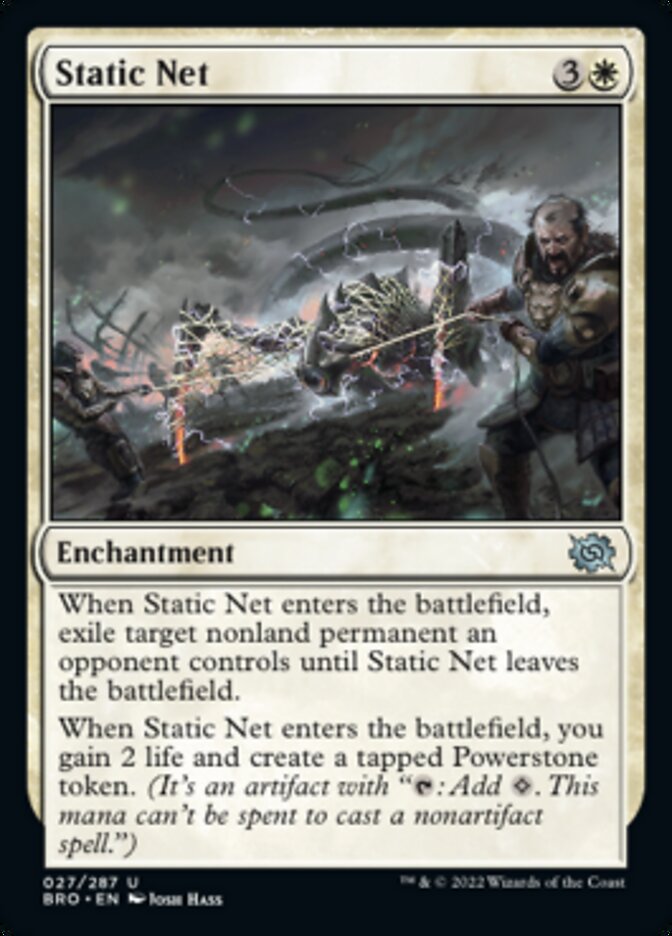 Static Net [The Brothers' War] | Card Merchant Takapuna