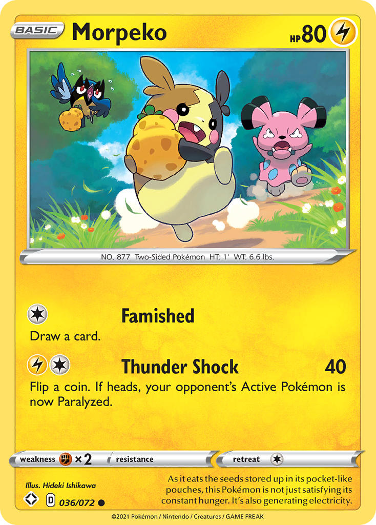 Morpeko (036/072) [Sword & Shield: Shining Fates] | Card Merchant Takapuna