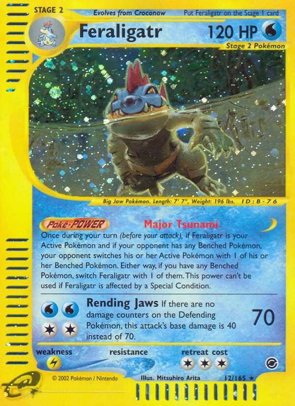 Feraligatr (12/165) [Expedition: Base Set] | Card Merchant Takapuna