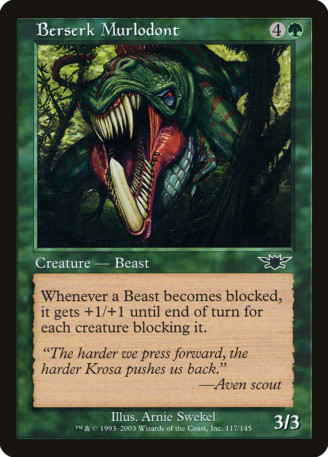 Berserk Murlodont [Legions] | Card Merchant Takapuna