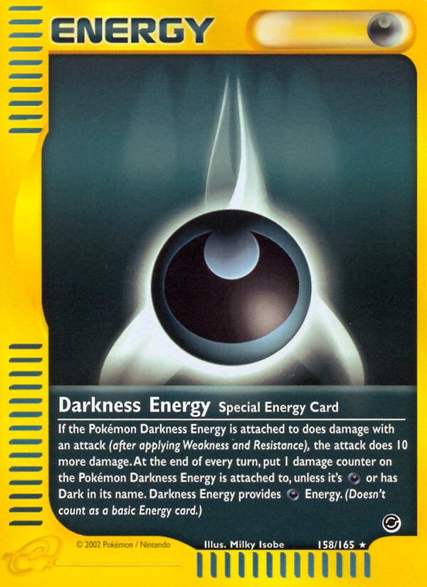 Darkness Energy (158/165) [Expedition: Base Set] | Card Merchant Takapuna