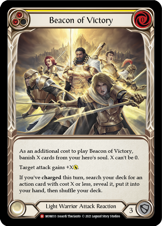 Beacon of Victory [MON033] (Monarch)  1st Edition Normal | Card Merchant Takapuna