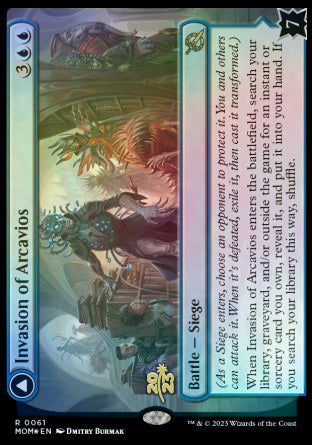 Invasion of Arcavios // Invocation of the Founders [March of the Machine Prerelease Promos] | Card Merchant Takapuna