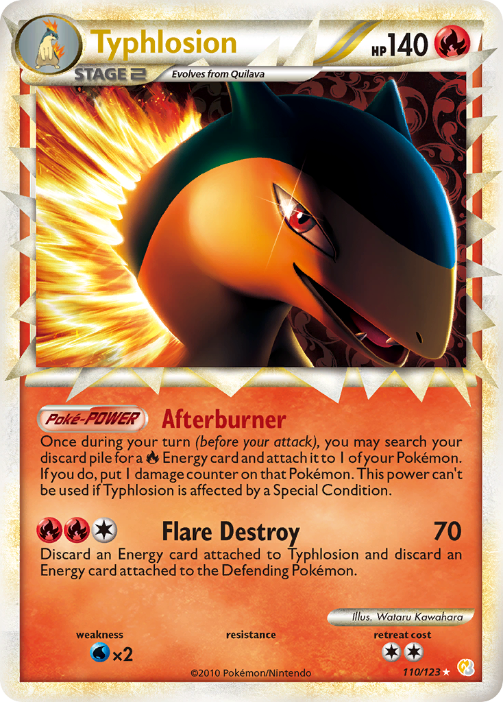 Typhlosion (110/123) [HeartGold & SoulSilver: Base Set] | Card Merchant Takapuna