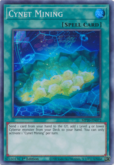 Cynet Mining [MP20-EN072] Super Rare | Card Merchant Takapuna