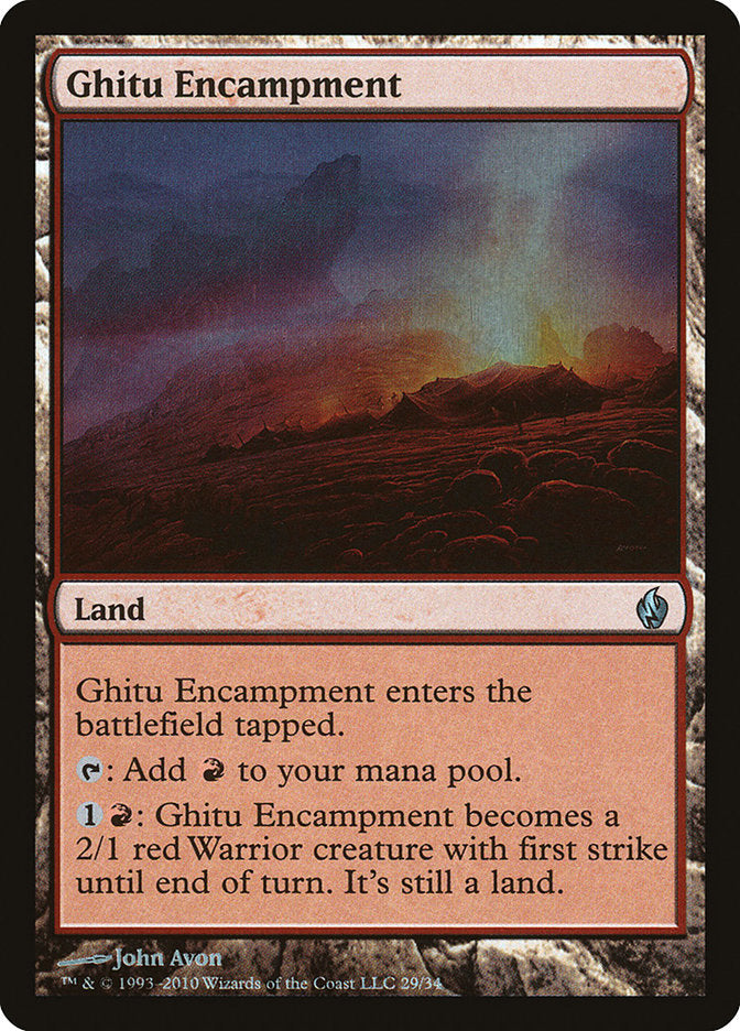 Ghitu Encampment [Premium Deck Series: Fire and Lightning] | Card Merchant Takapuna