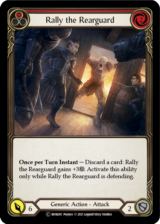 Rally the Rearguard (Red) [U-MON281] (Monarch Unlimited)  Unlimited Normal | Card Merchant Takapuna