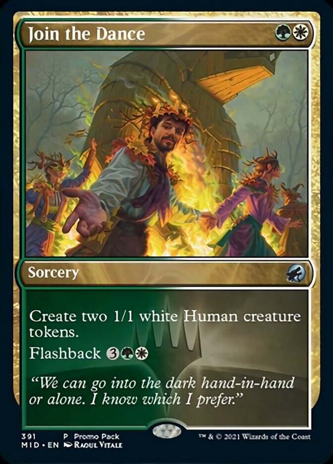 Join the Dance (Promo Pack) [Innistrad: Midnight Hunt Promos] | Card Merchant Takapuna