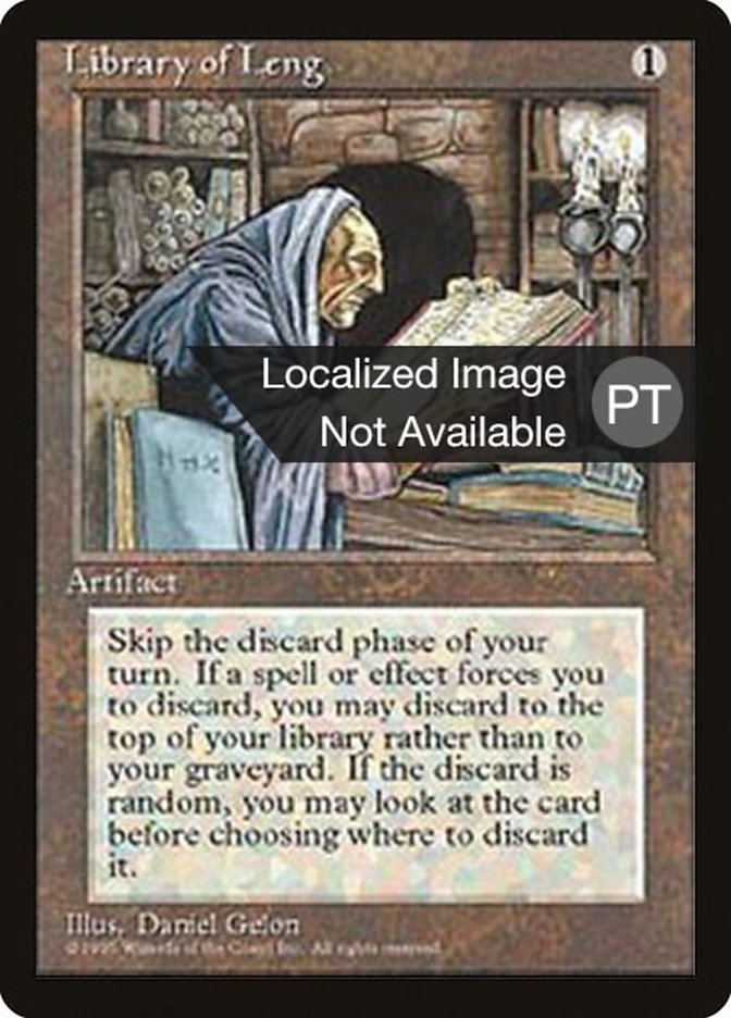 Library of Leng [Fourth Edition (Foreign Black Border)] | Card Merchant Takapuna